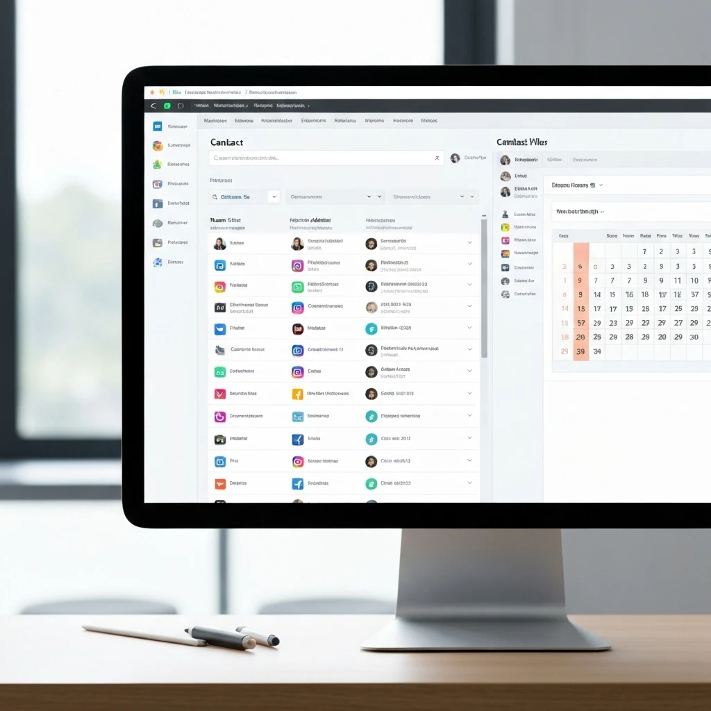 Customer relationship management interface
